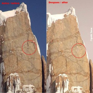 Cerro Torre flake fall (c) Gabi Fava 